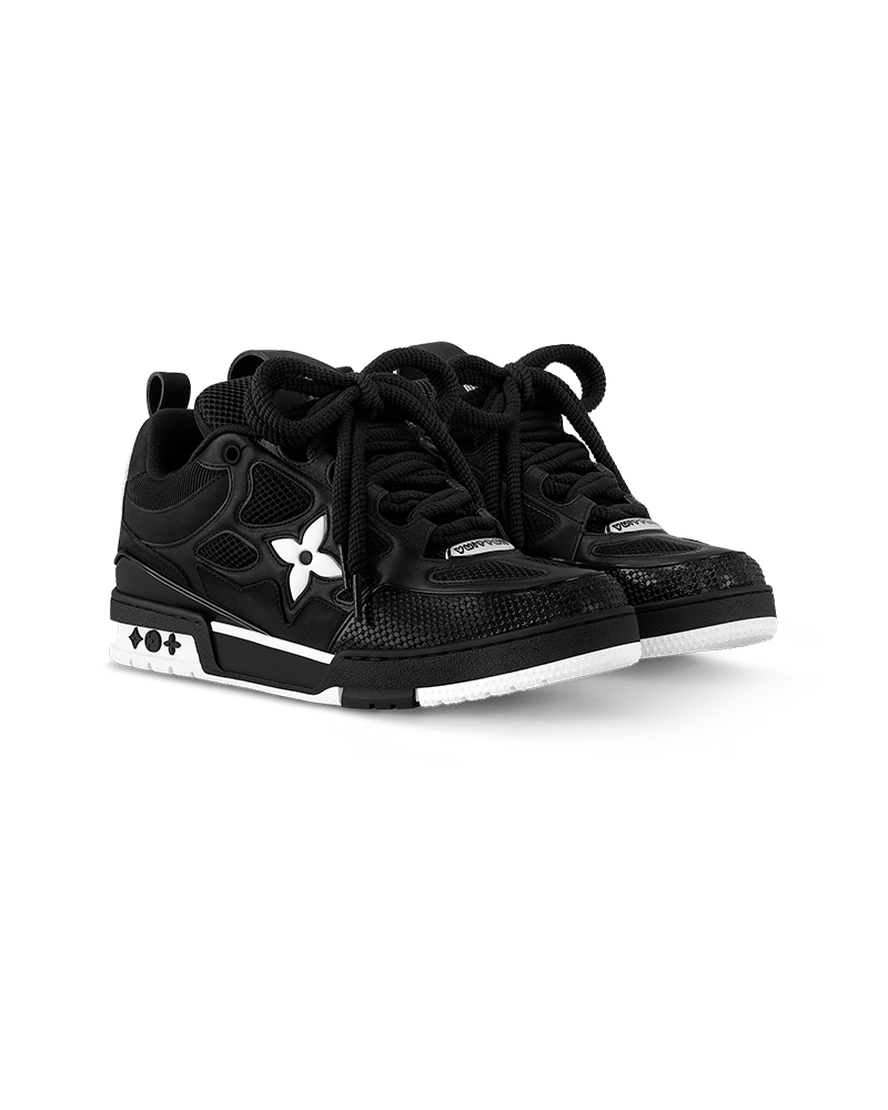 Tênis Louis Vuitton LV Skate Preto e Blanco