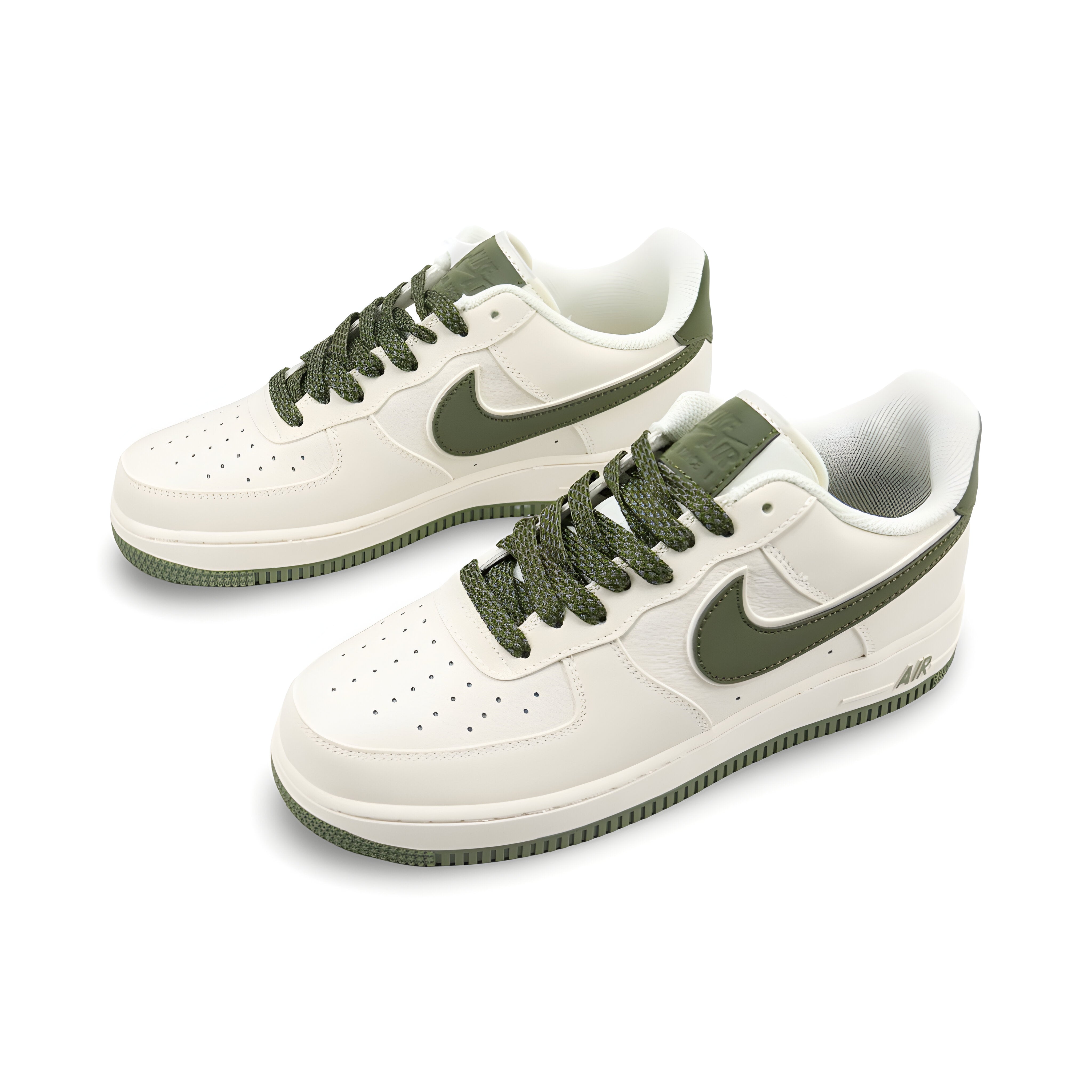 Tênis NK Air Force 1 “Off White e Verde”