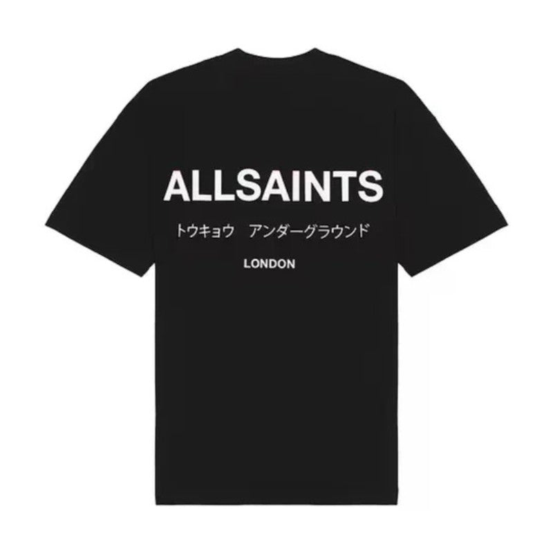 Camiseta All Saints "London" Oversized Negra