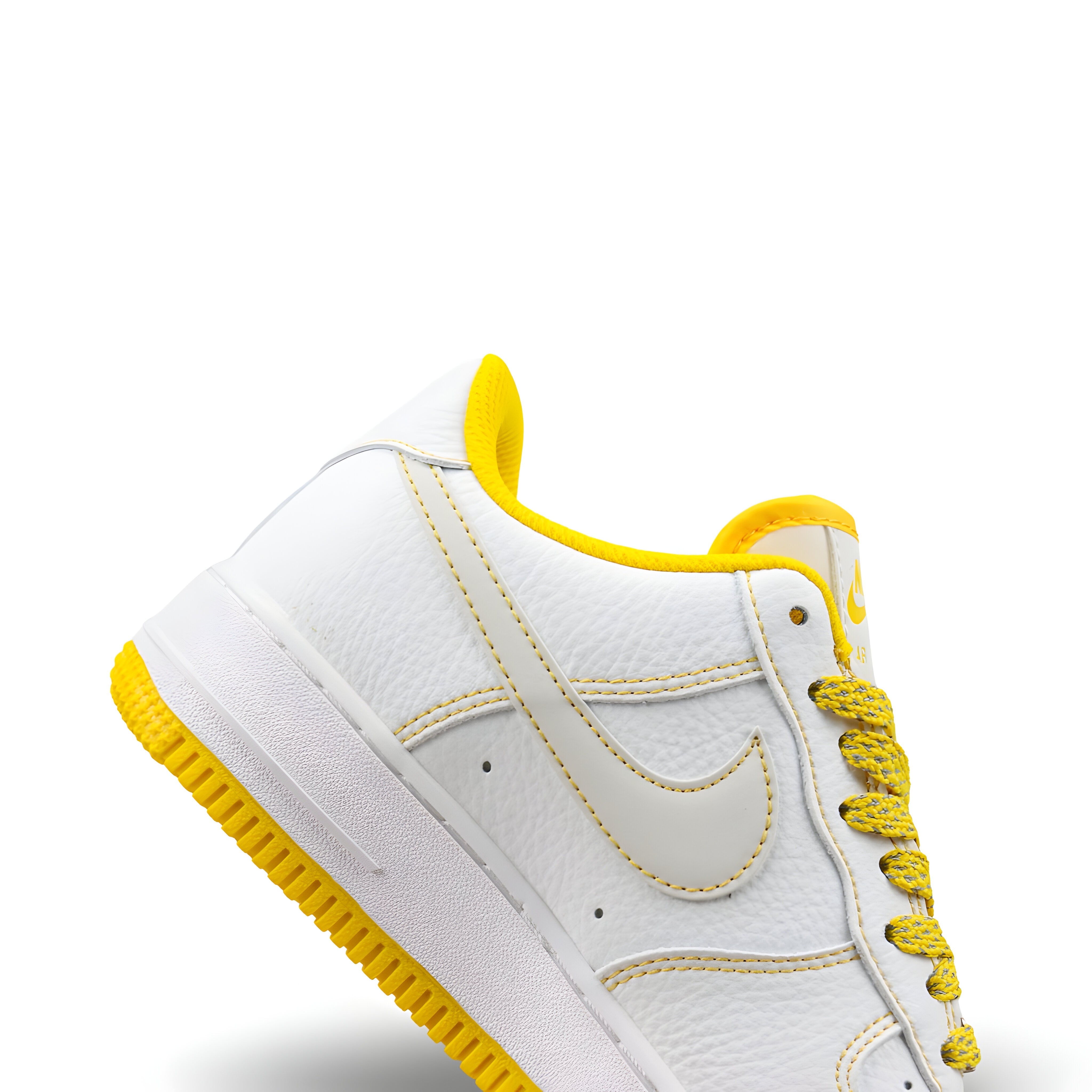 Tênis NK Air Force 1 “Branco e Amarelo”