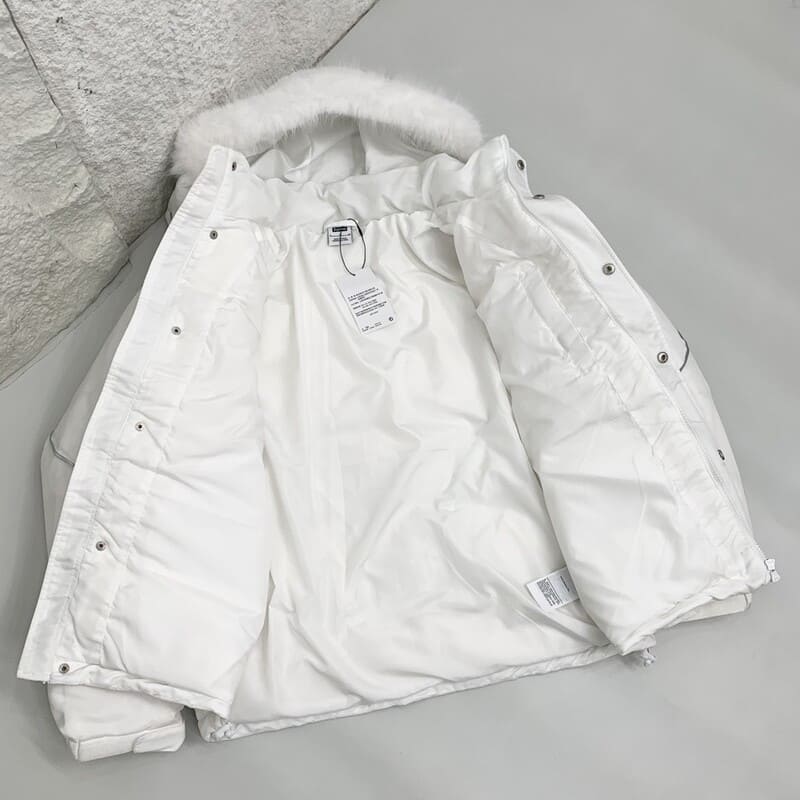 Chaqueta Puffer Supreme x Jordan Blanca