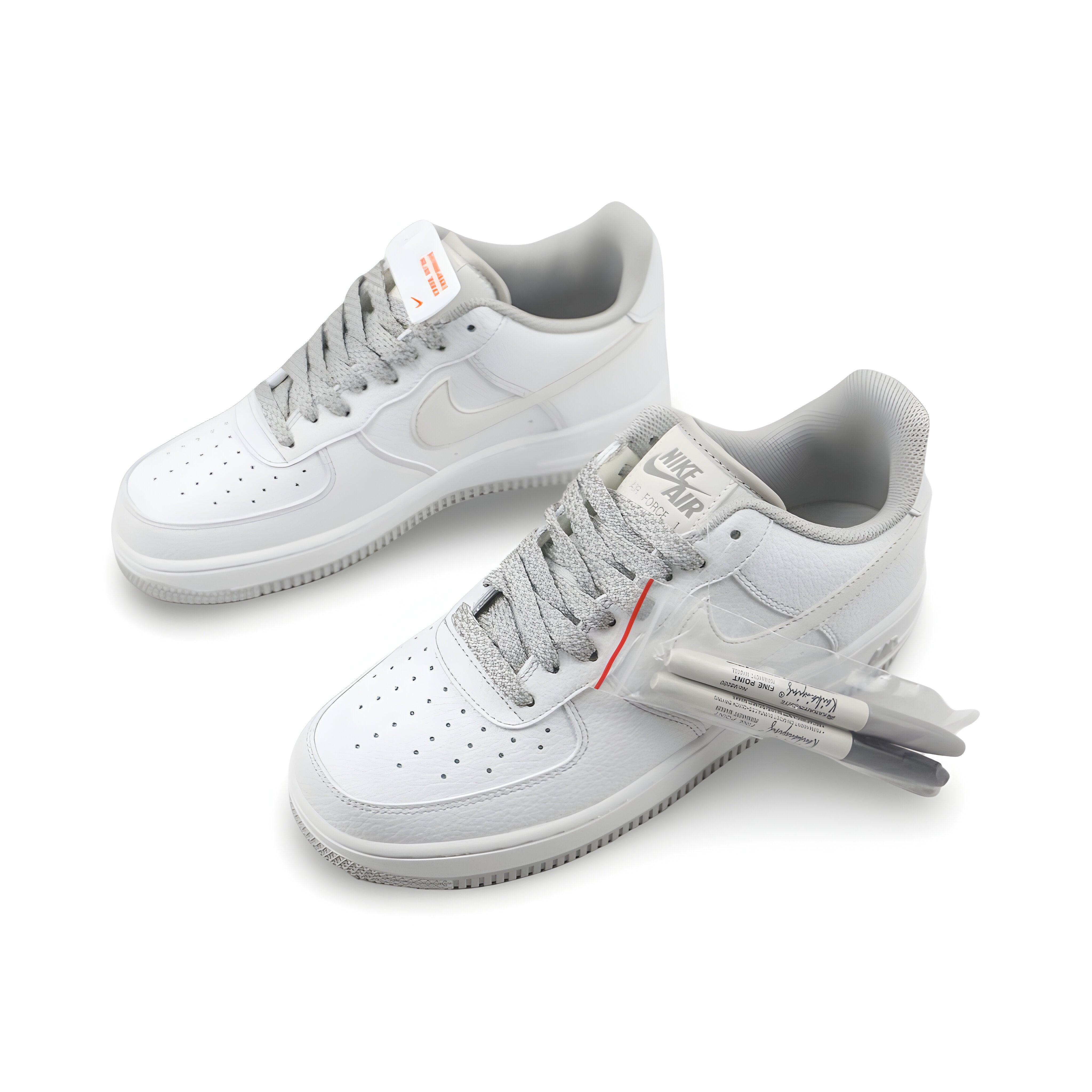 Tênis NK Air Force 1 “Branco e Cinza”