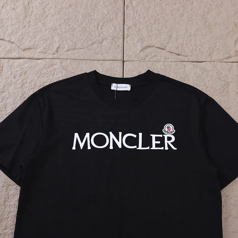 Camiseta Moncler Enfant Logo Negra