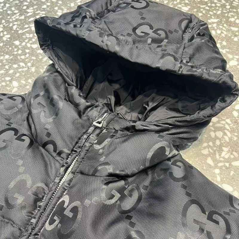 Chaqueta Gucci GG Canvas Jumbo Puffer Negra