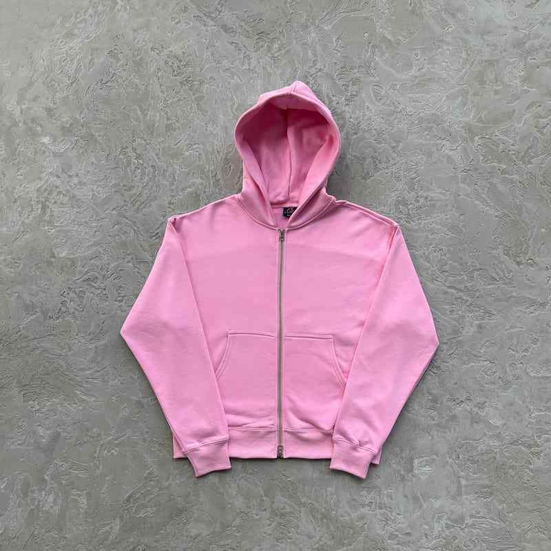 Chaqueta Corteiz Hybrid Knit Alcatraz Rosa
