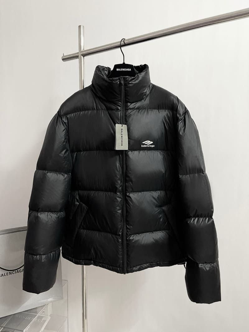 Chaqueta Puffer Balenciaga 3B Sports Icon Negro