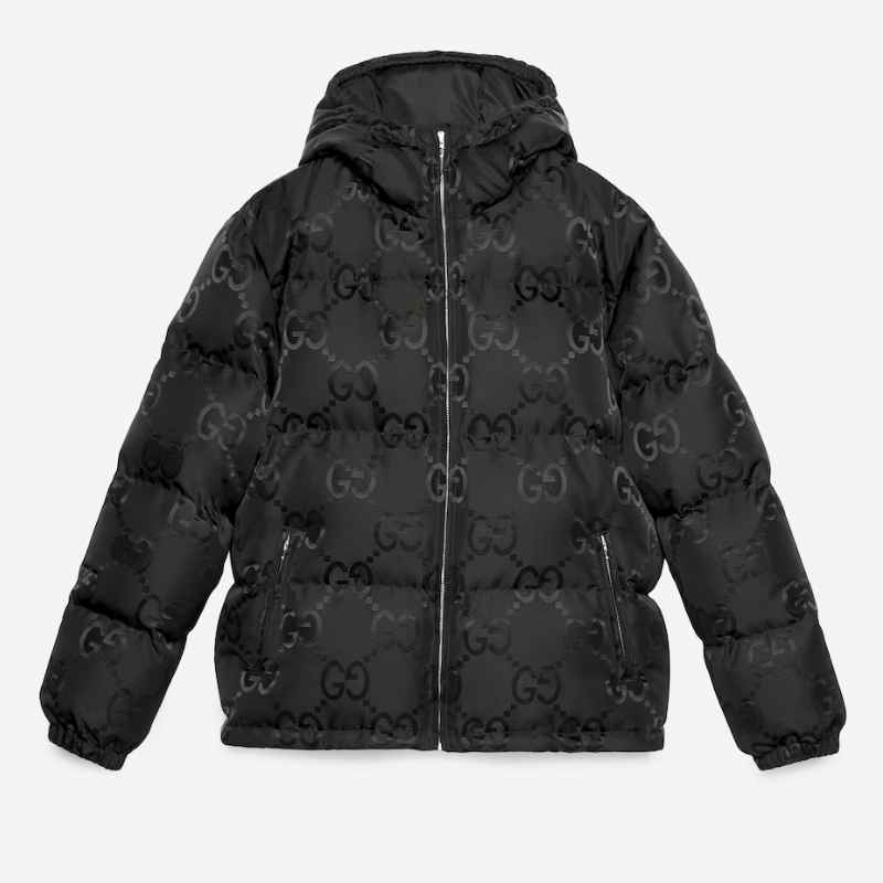 Chaqueta Gucci GG Canvas Jumbo Puffer Negra