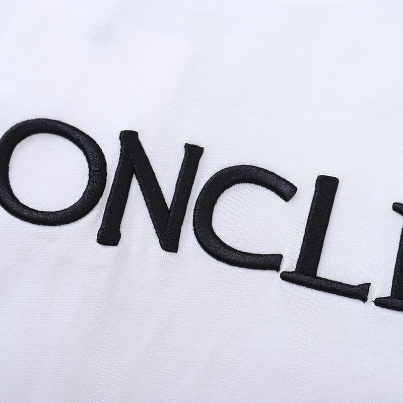 Camiseta Moncler Enfant Logo Blanco