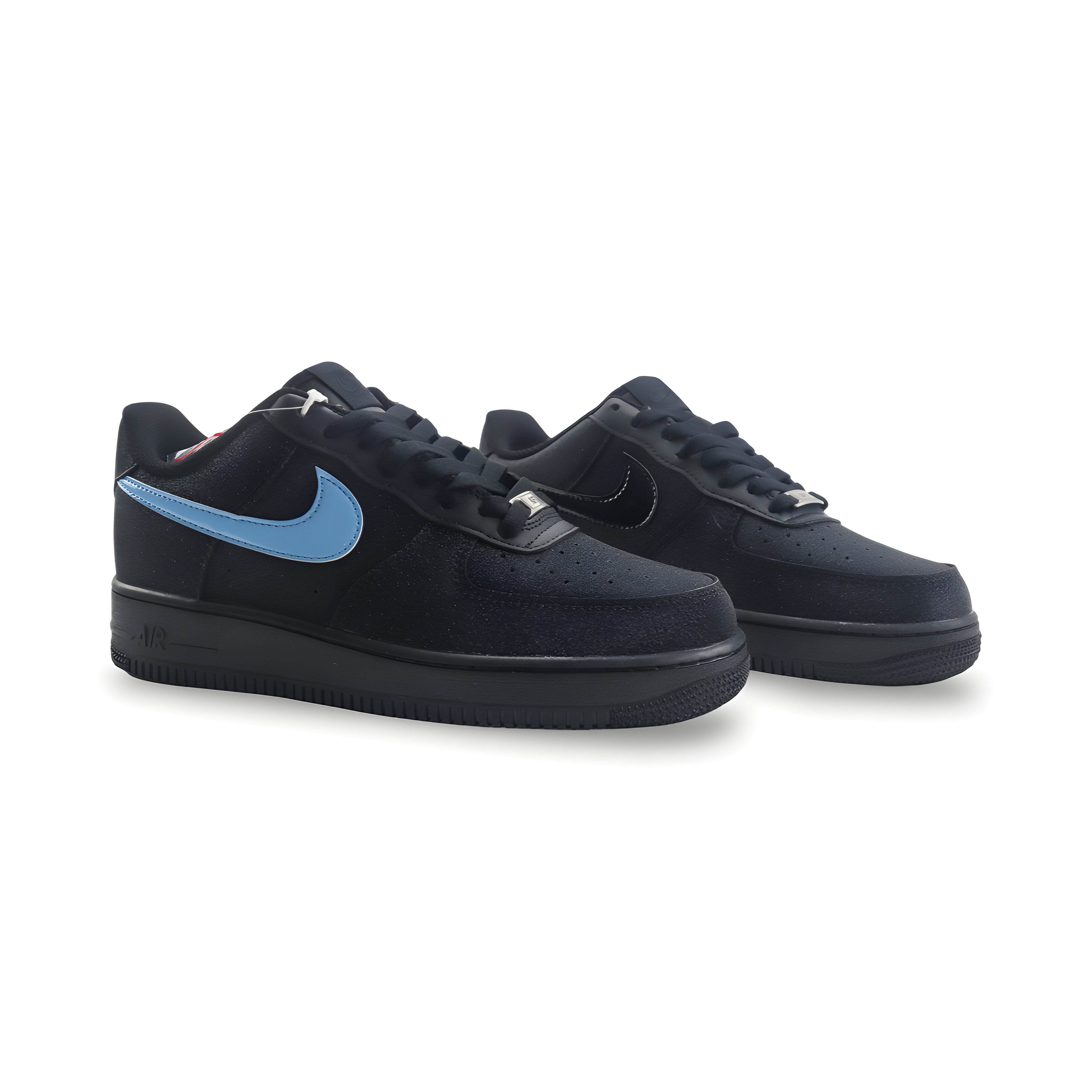 Tênis NK Air Force 1 “Preto e Azul Bebê”