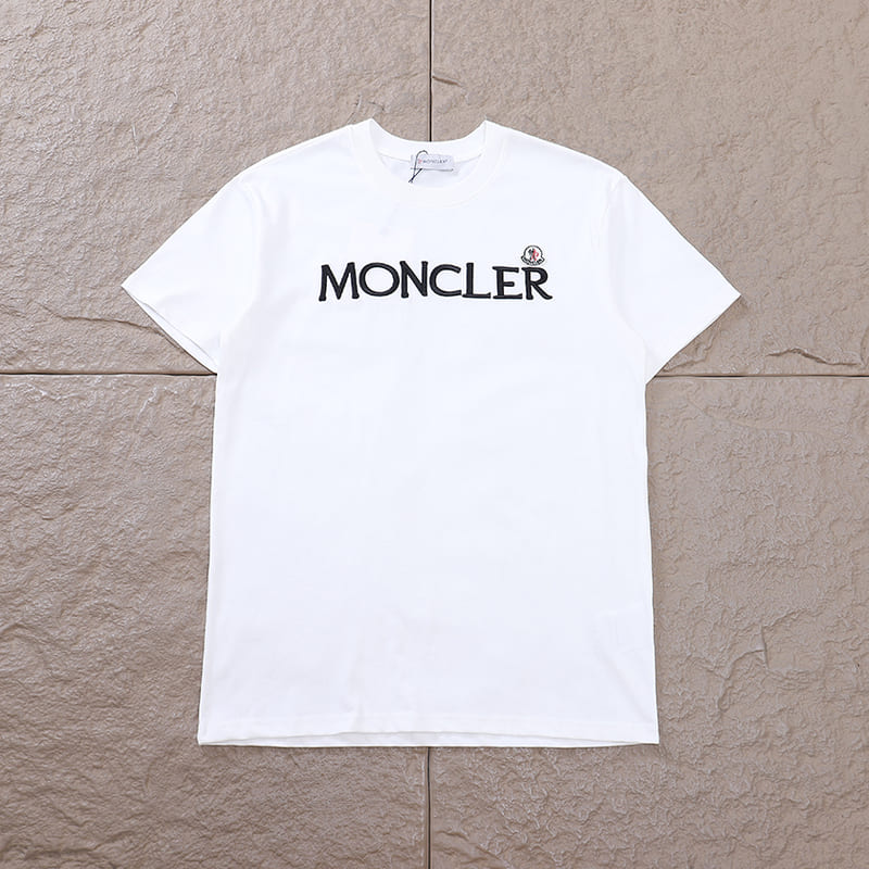 Camiseta Moncler Enfant Logo Blanco
