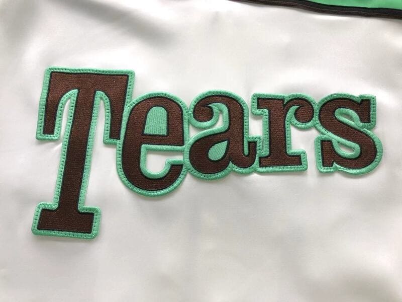 Chaqueta Denim Tears Track Blanco/Verde