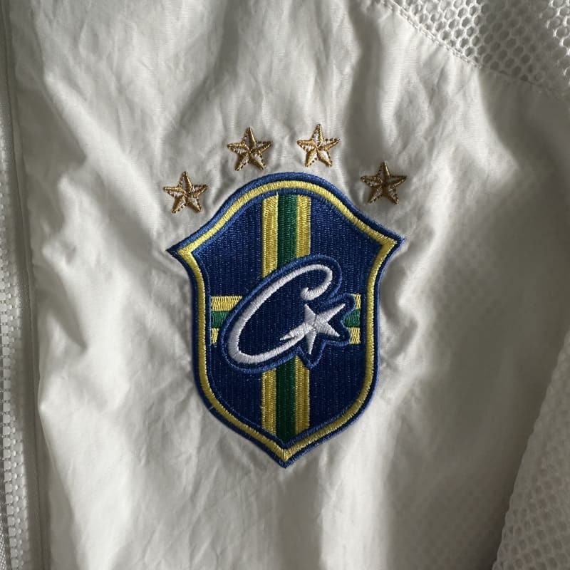 Chaqueta Corteiz Brasil Blanca