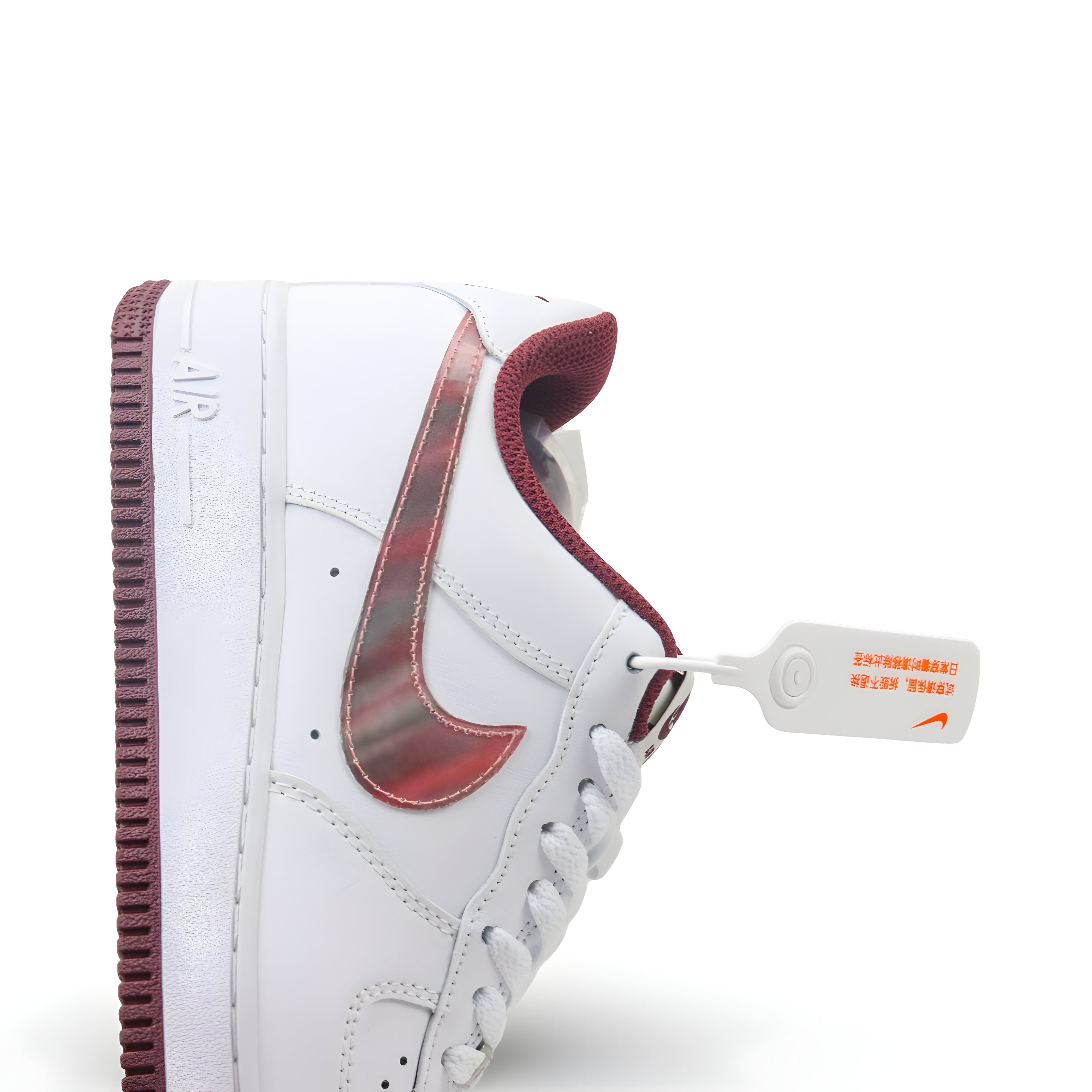 Tênis NK Air Force 1 “Blanco y Vino”