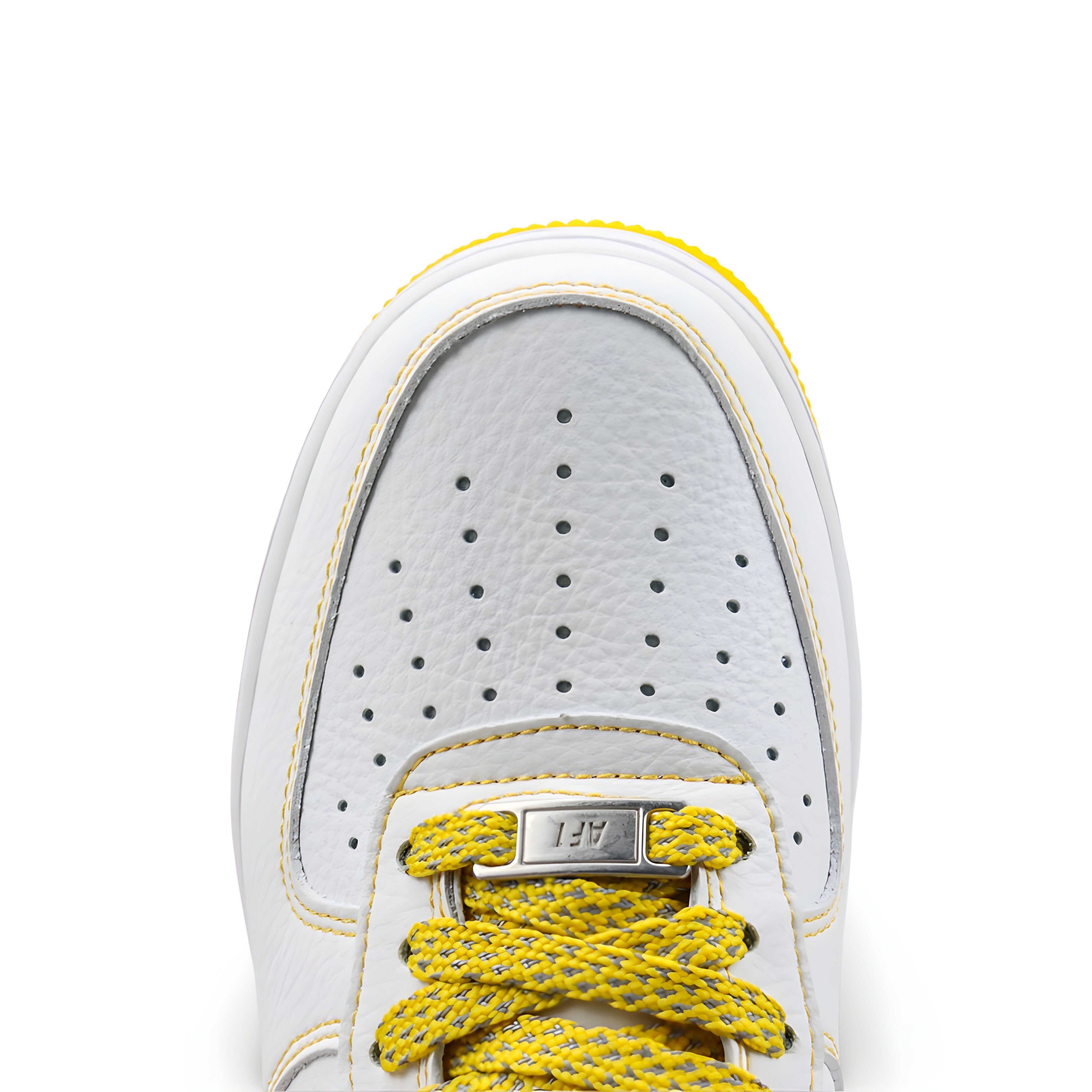 Tênis NK Air Force 1 “Branco e Amarelo”