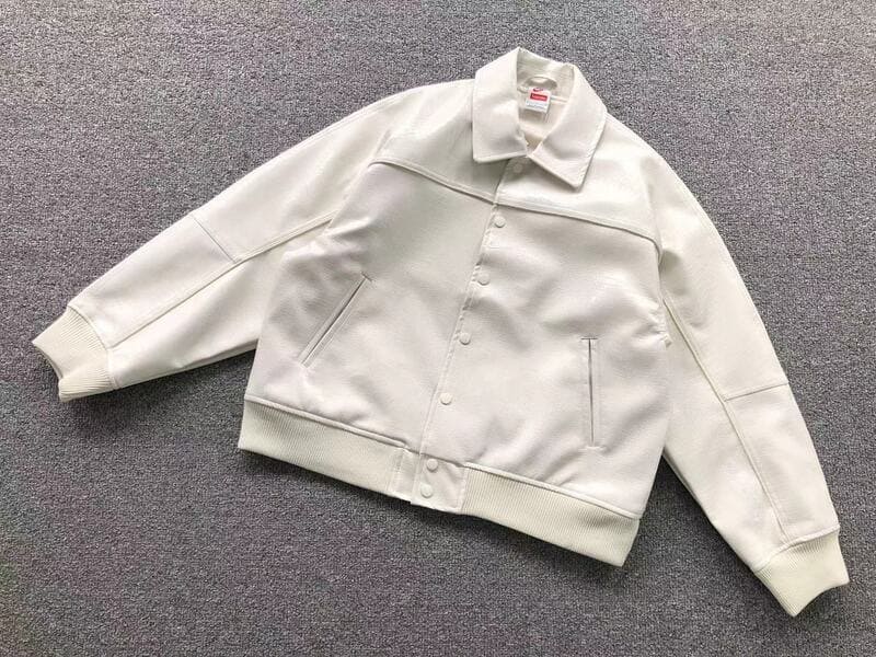 Chaqueta Supreme x Nike Varsity Blanca