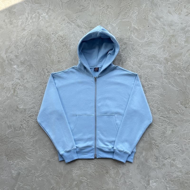 Chaqueta Corteiz Hybrid Knit Alcatraz Azul