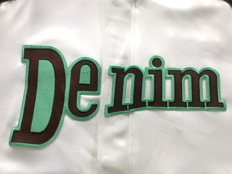 Chaqueta Denim Tears Track Blanco/Verde