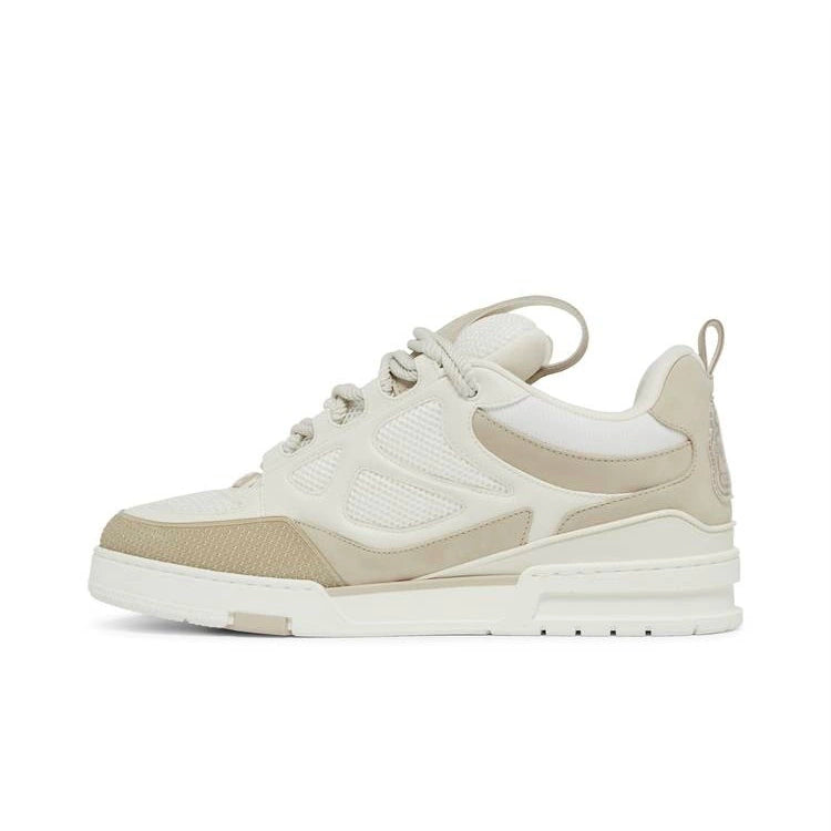 Tenis Louis Vuitton LV Skate Beige Blanco