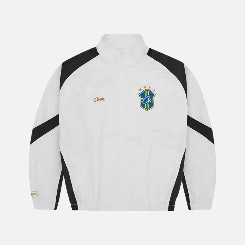 Chaqueta Corteiz Brasil Blanca