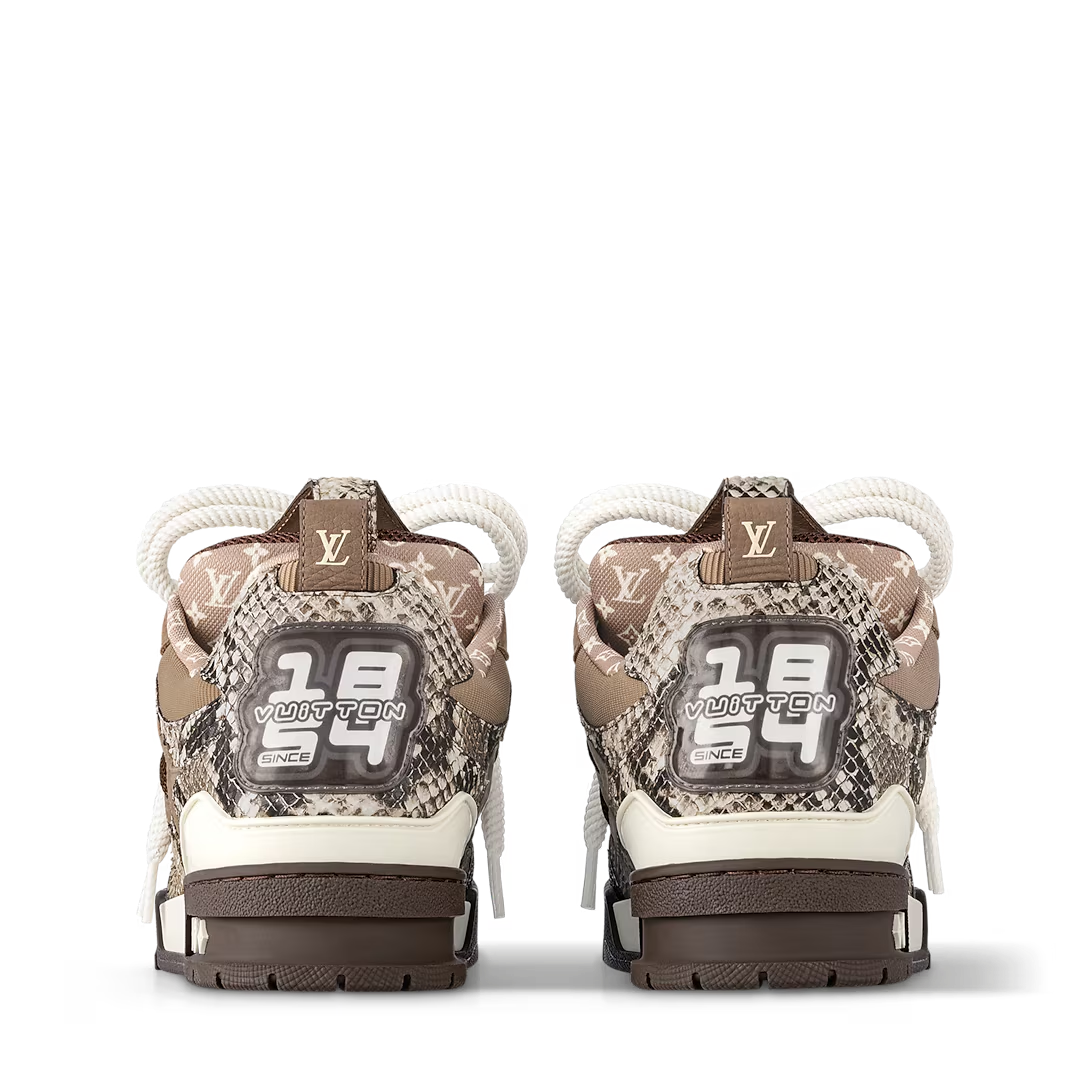 Tênis Louis Vuitton LV Skate Beige Blanco