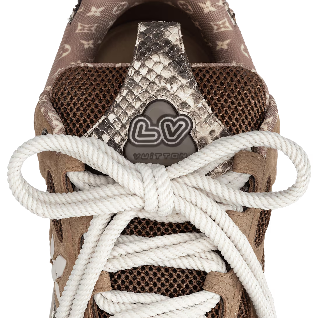 Tênis Louis Vuitton LV Skate Beige Blanco