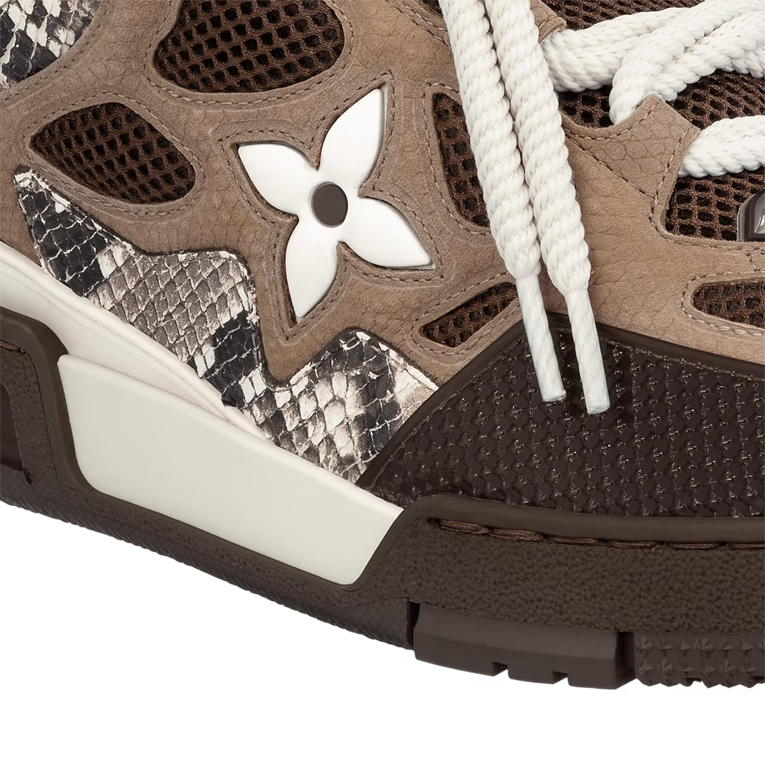 Tênis Louis Vuitton LV Skate Beige Blanco