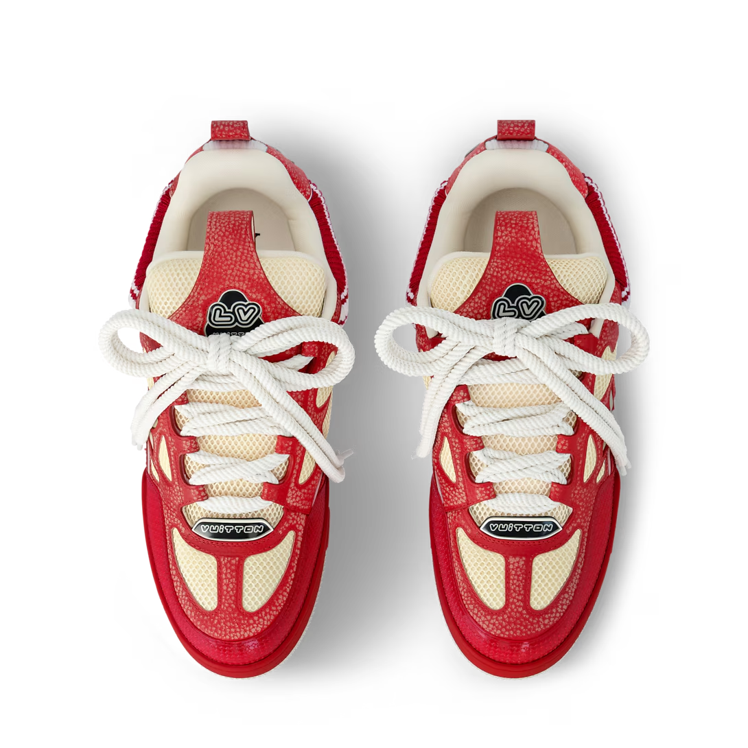 Tênis Louis Vuitton LV Skate Beige Blanco