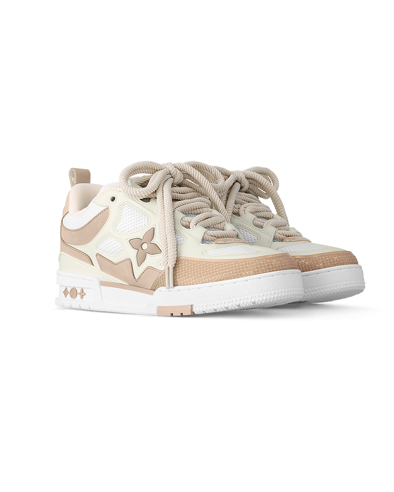 Tenis Louis Vuitton LV Skate Beige Blanco