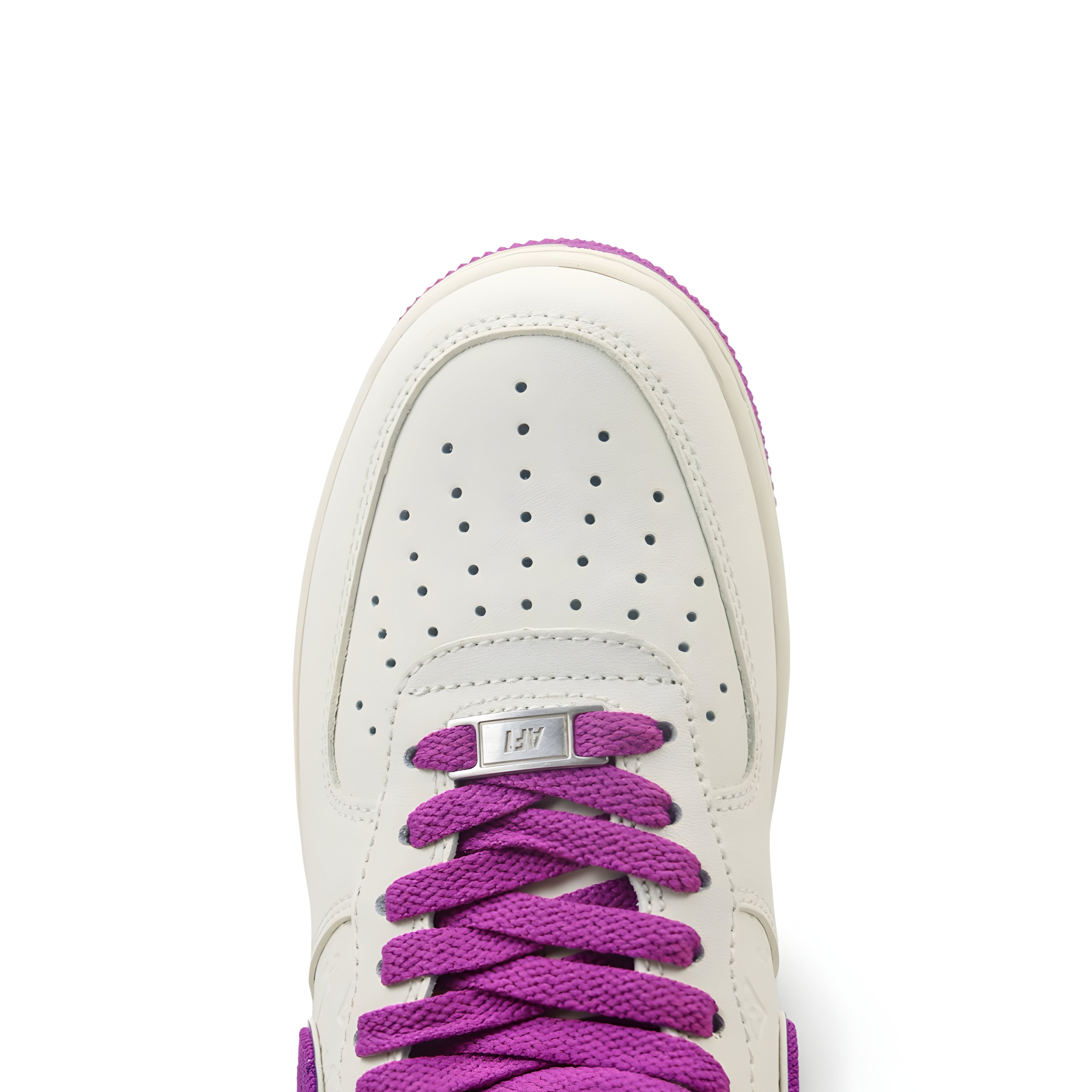 Tênis NK Air Force 1 “Off White e Lilas”