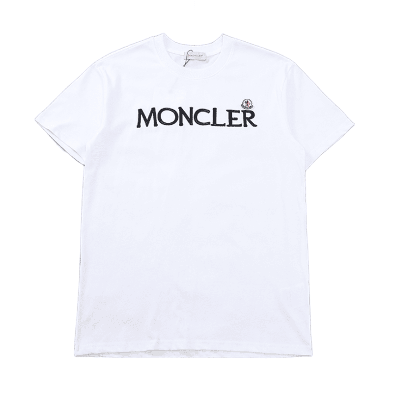 Camiseta Moncler Enfant Logo Blanco