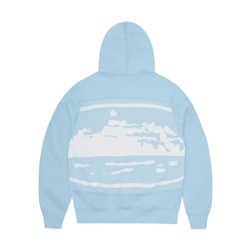 Chaqueta Corteiz Hybrid Knit Alcatraz Azul