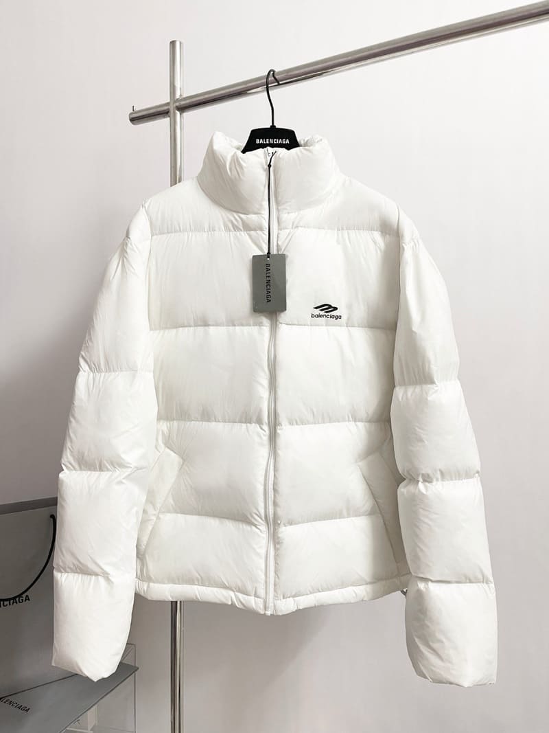 Chaqueta Puffer Balenciaga 3B Sports Icon Blanco