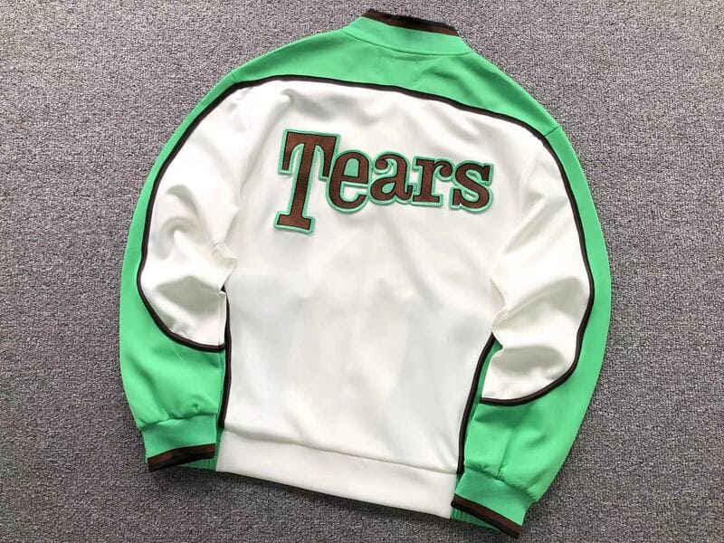 Chaqueta Denim Tears Track Blanco/Verde