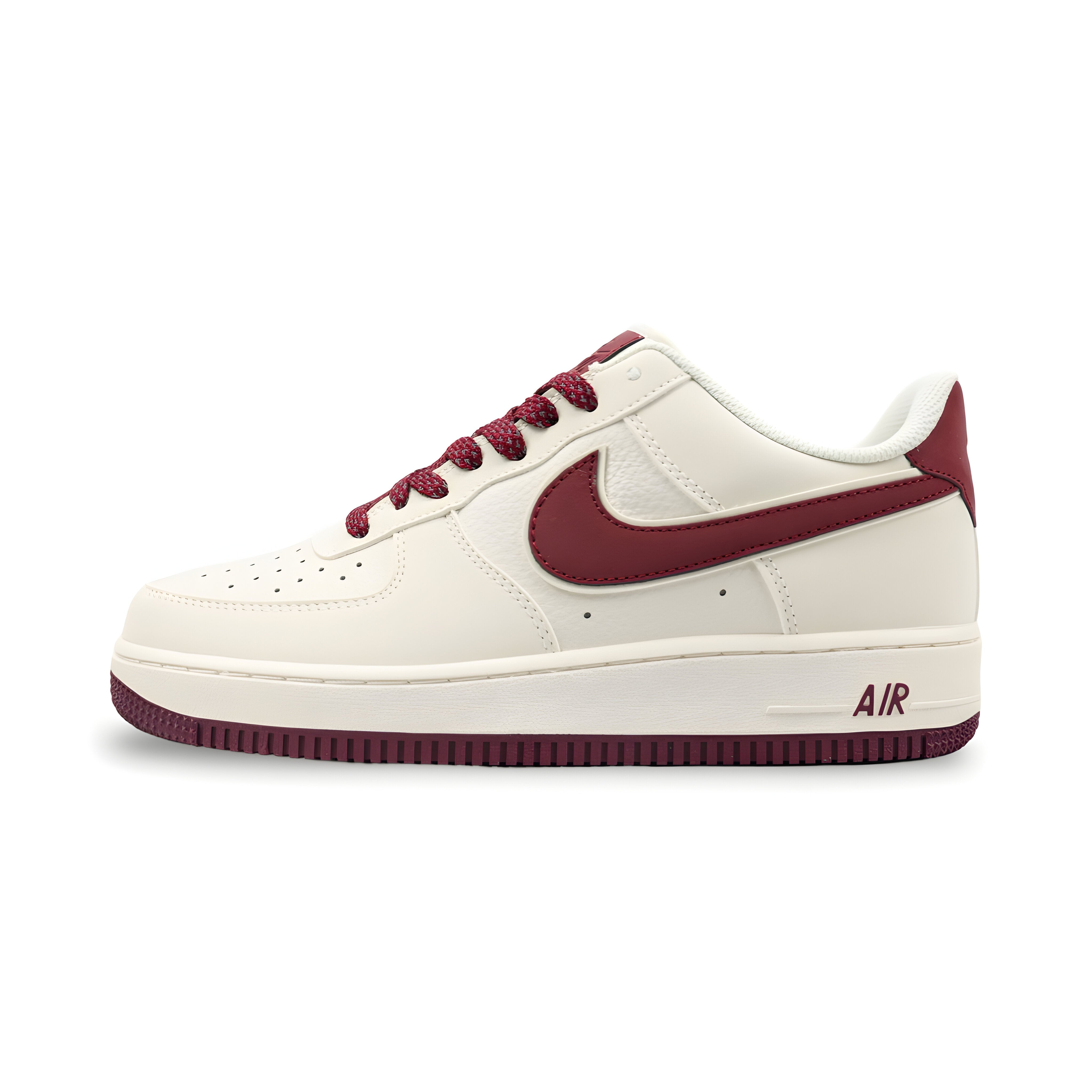 Tênis NK Air Force 1 "Beige y Burdeos"