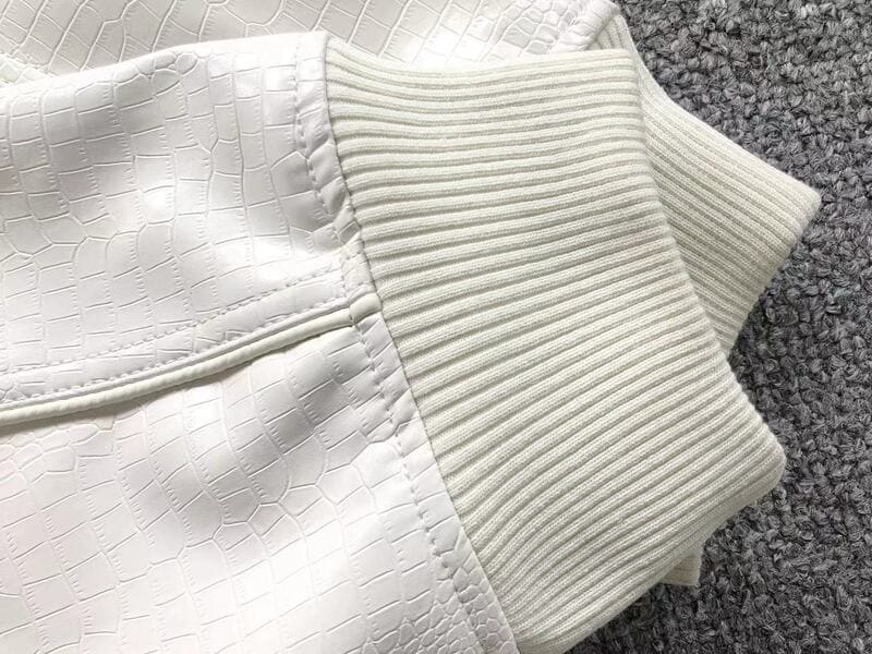 Chaqueta Supreme x Nike Varsity Blanca