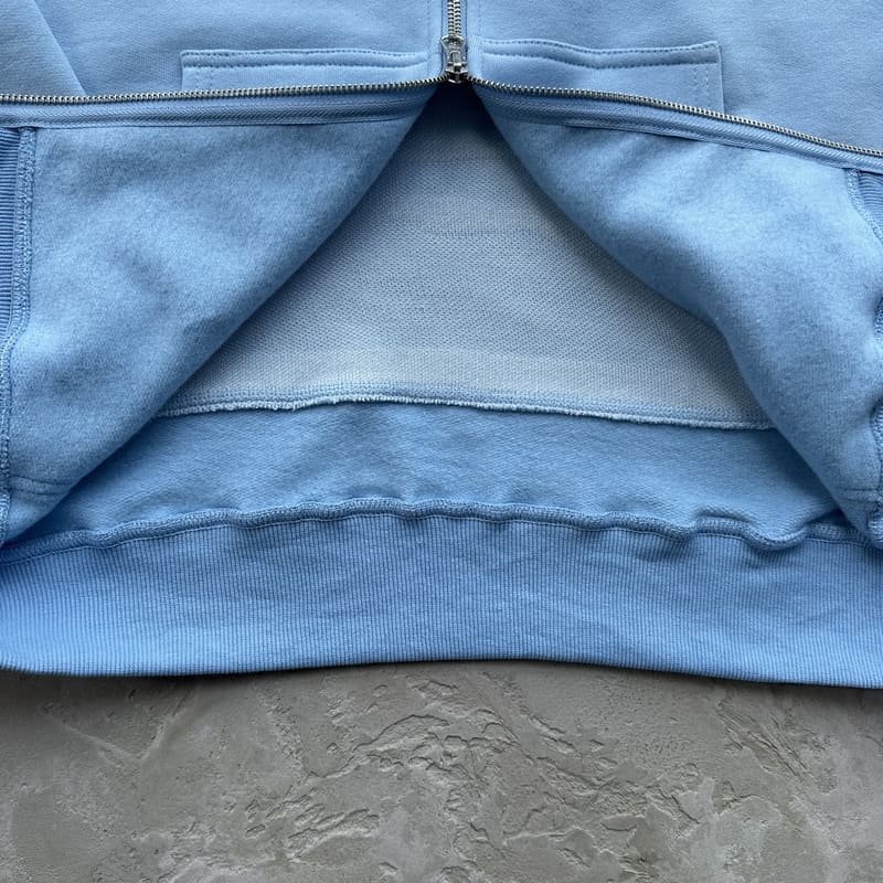 Chaqueta Corteiz Hybrid Knit Alcatraz Azul