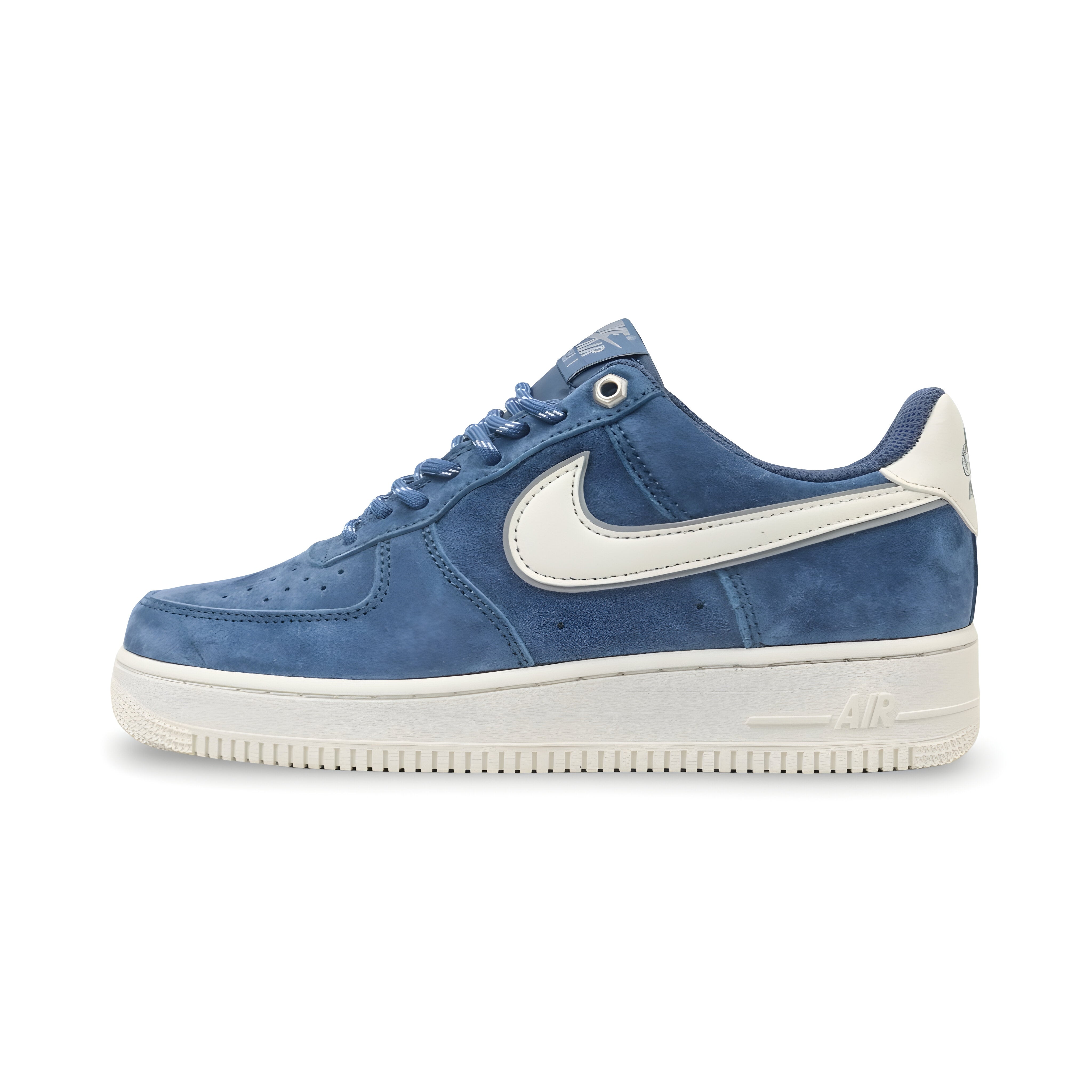Tênis NK Air Force 1 “Azul Marino y Blanco”