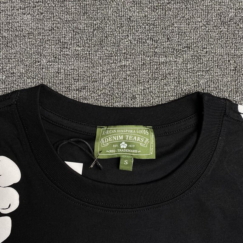 Disponible para entrega inmediata - Camiseta Denim Tears Black