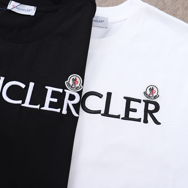 Camiseta Moncler Enfant Logo Blanco