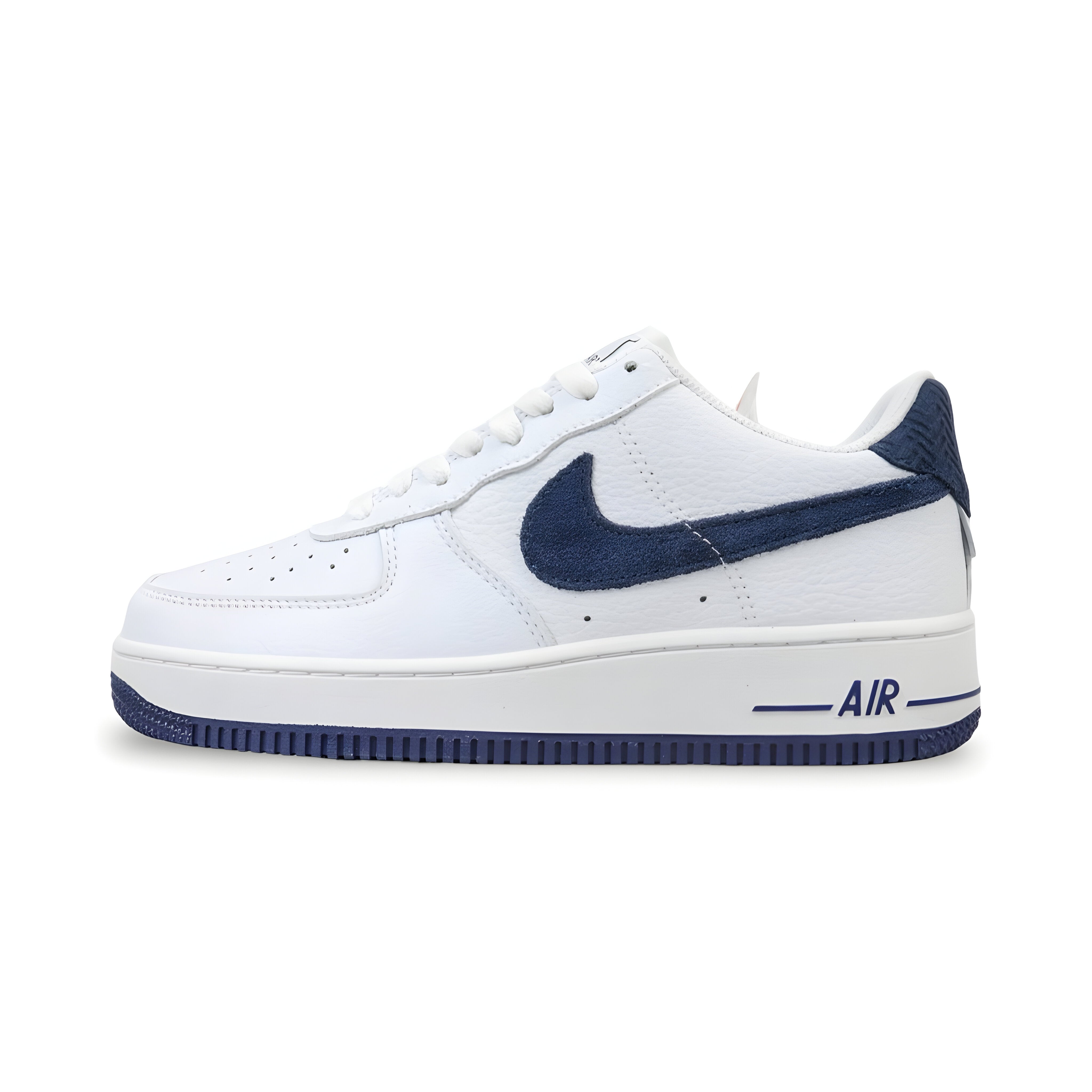 Tênis NK Air Force 1 “Branco e Azul Marinho”