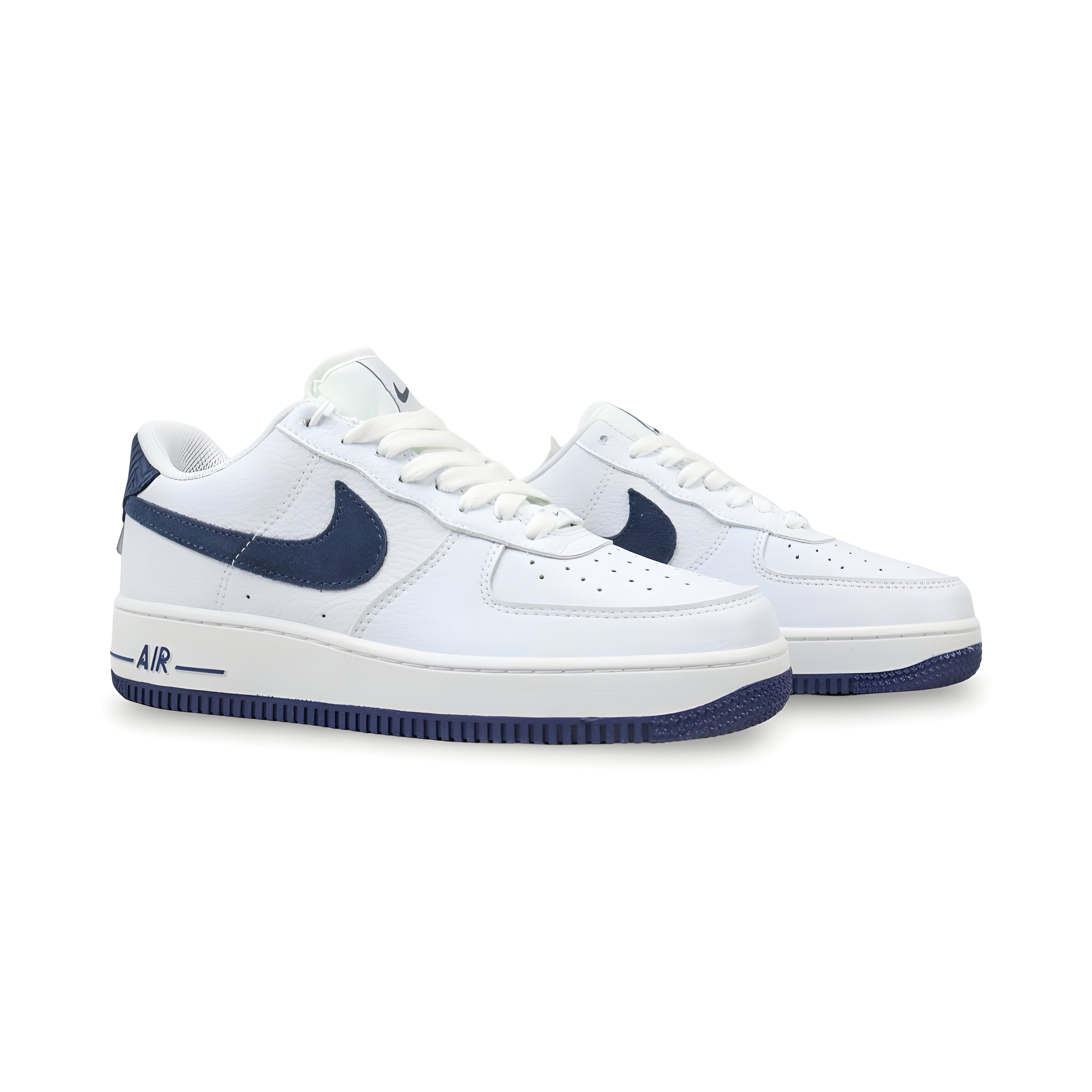 Tênis NK Air Force 1 “Branco e Azul Marinho”