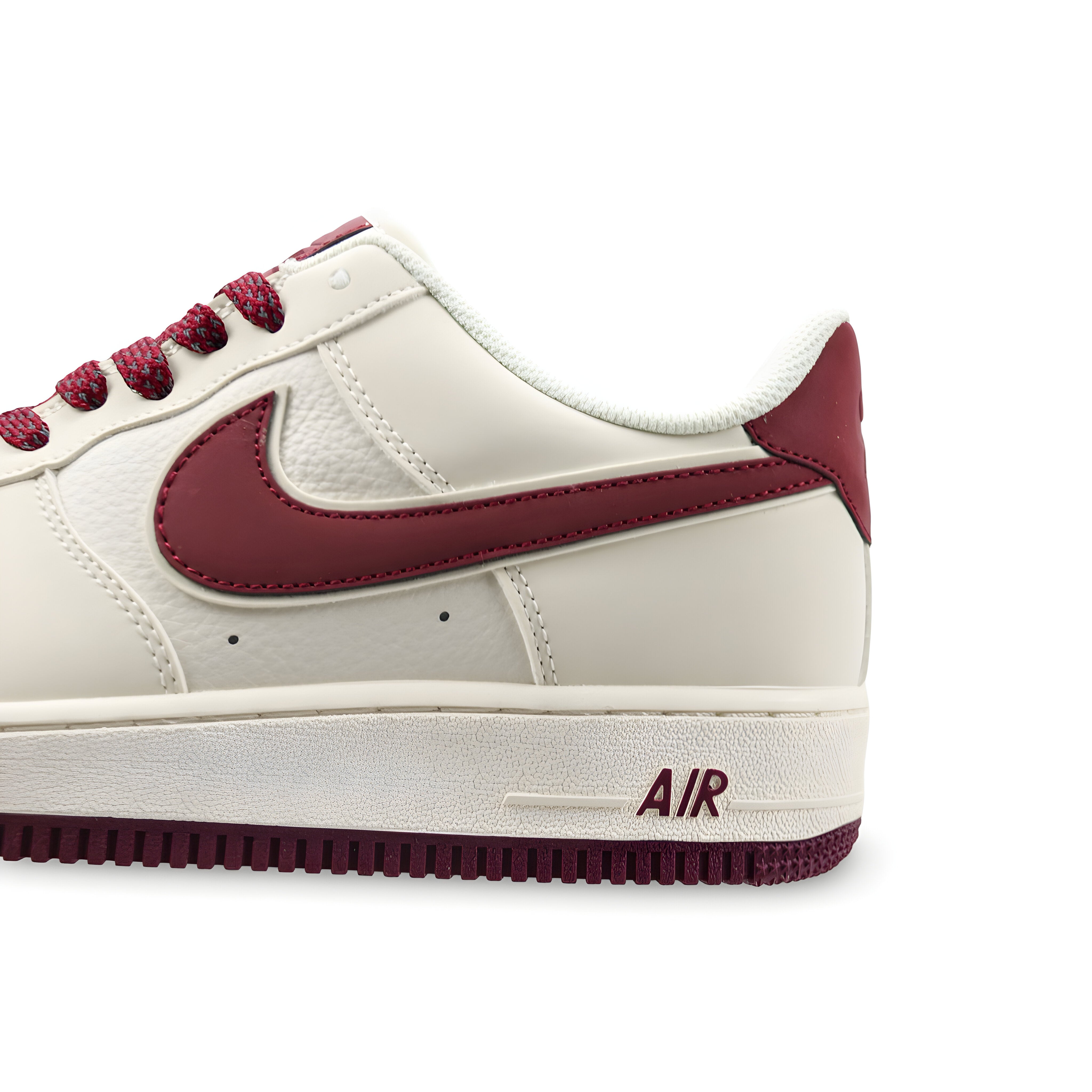 Tênis NK Air Force 1 "Beige y Burdeos"