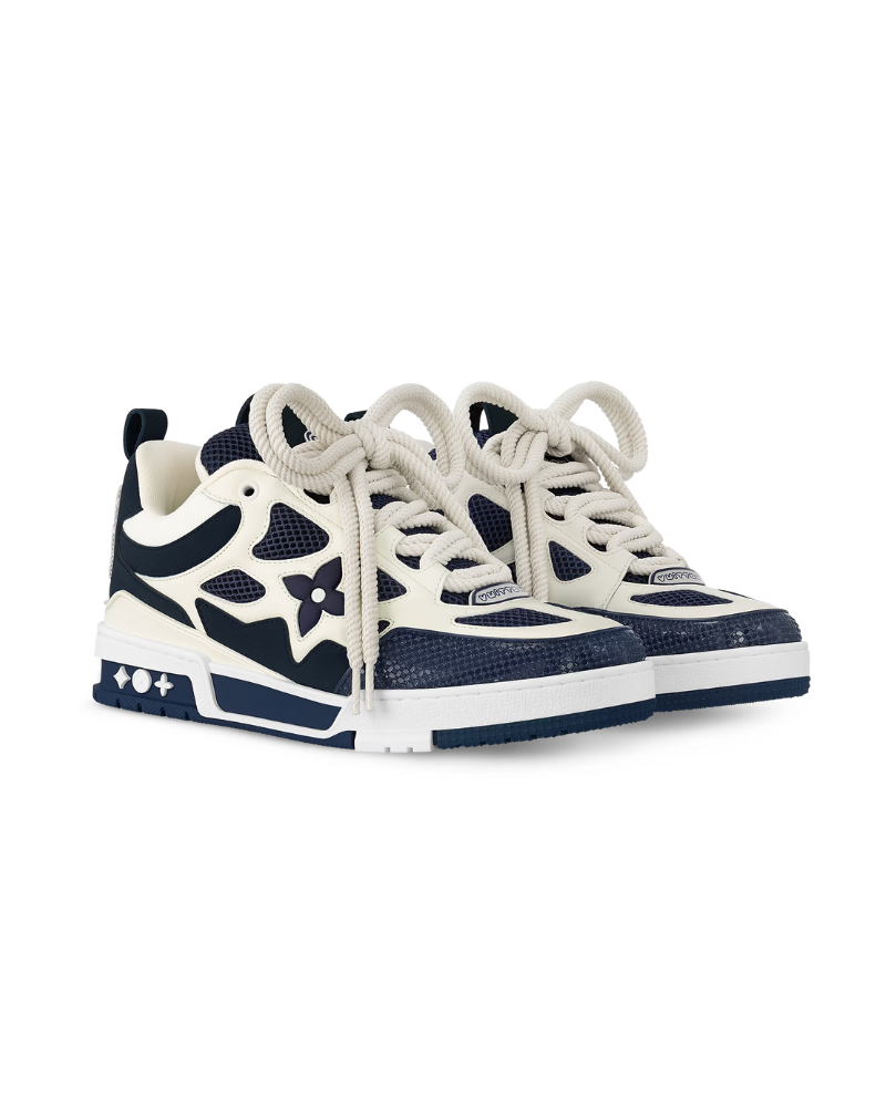 Tênis Louis Vuitton LV Skate Blanco  Marino