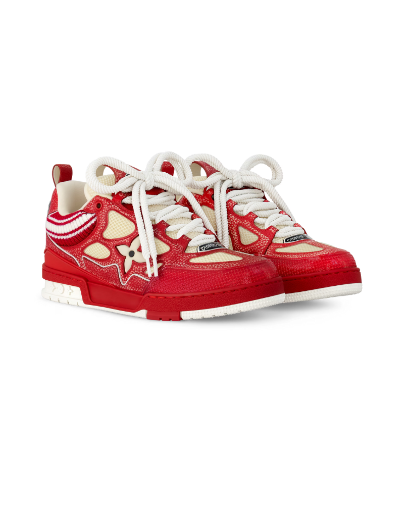 Tênis Louis Vuitton LV Skate Beige Blanco