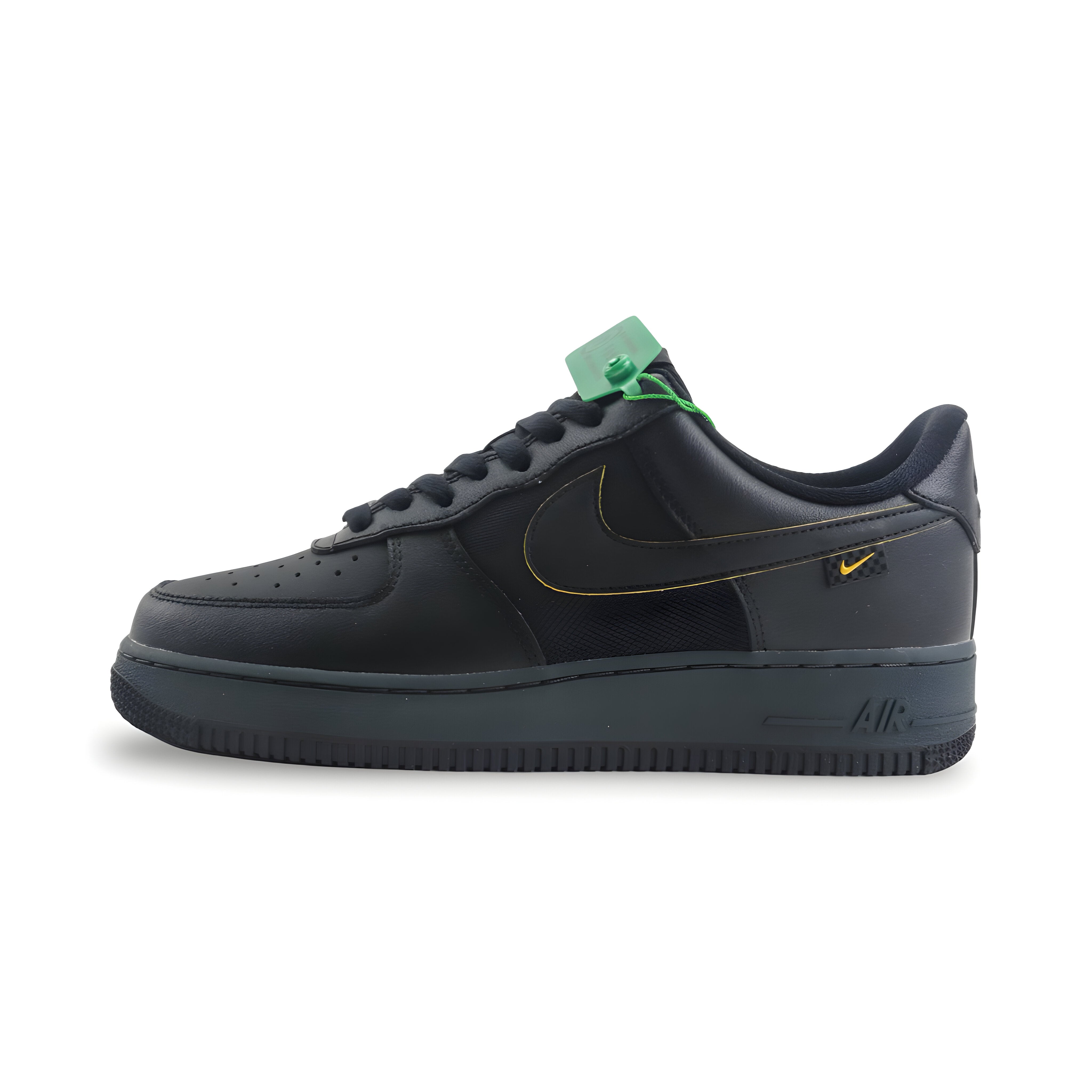 Tênis NK Air Force 1 “Negro y Amarillo”