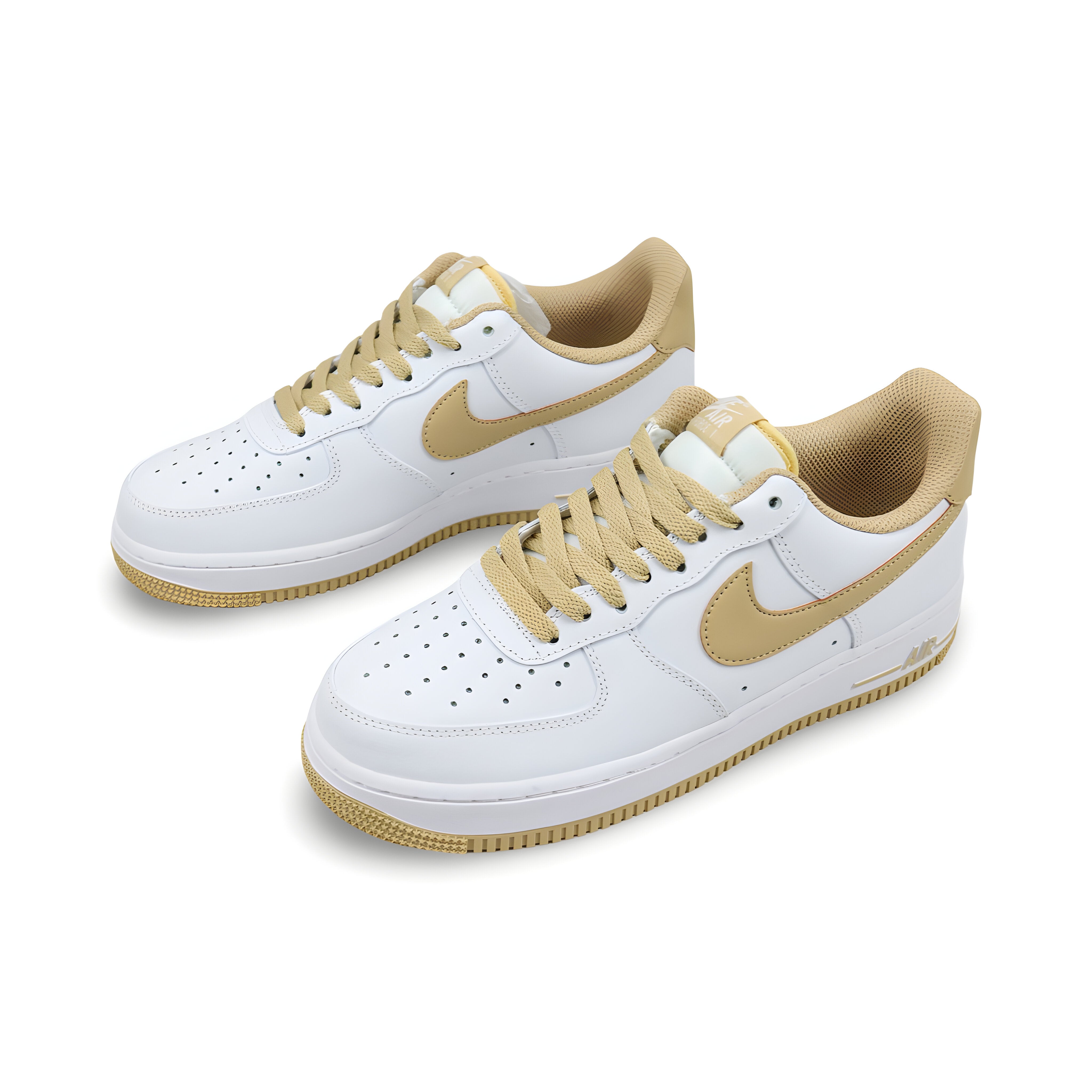 Tênis NK Air Force 1 “Branco e Bege”