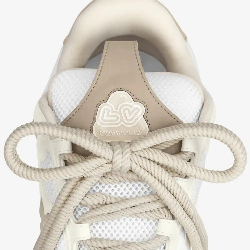 Tenis Louis Vuitton LV Skate Beige Blanco