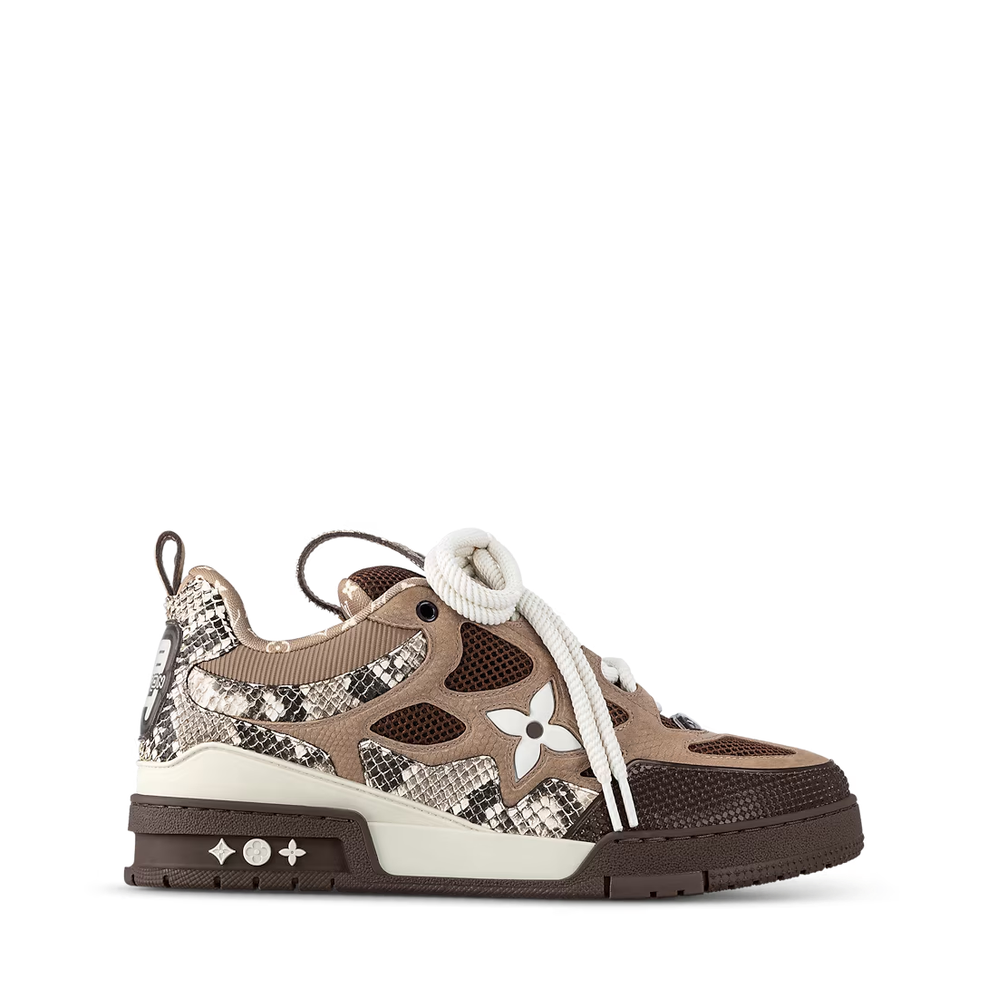 Tênis Louis Vuitton LV Skate Beige Blanco